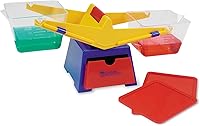 Vista 3 de Learning Resources Báscula de enseñanza de equilibrio de cubo primario + cubos Learning Resources MathLink - Juego de 100 cubos