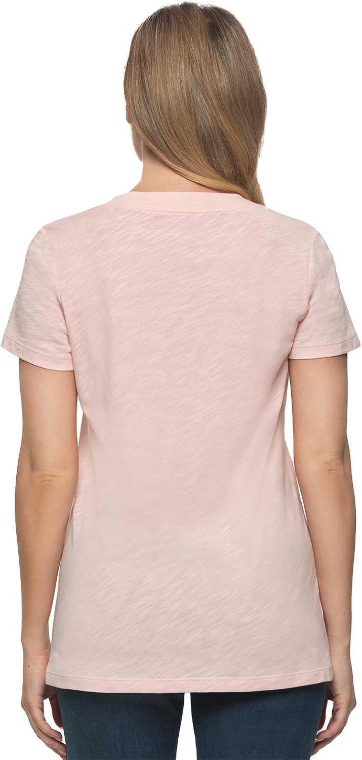 Felina - Women's Slub Jersey V-Neck Tunic - Lightweight Casual Top, Cotton Modal Blend - Image 6