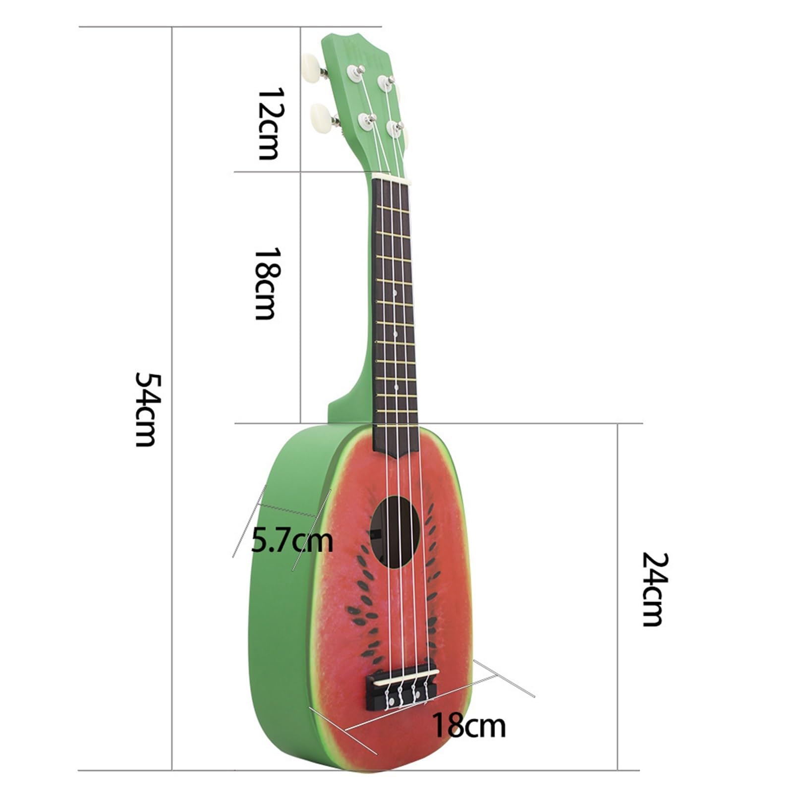 Principianti Ukulele Strumento Musicale Soprano In Tiglio A 4 Corde Ukulele Da 21 Pollici
