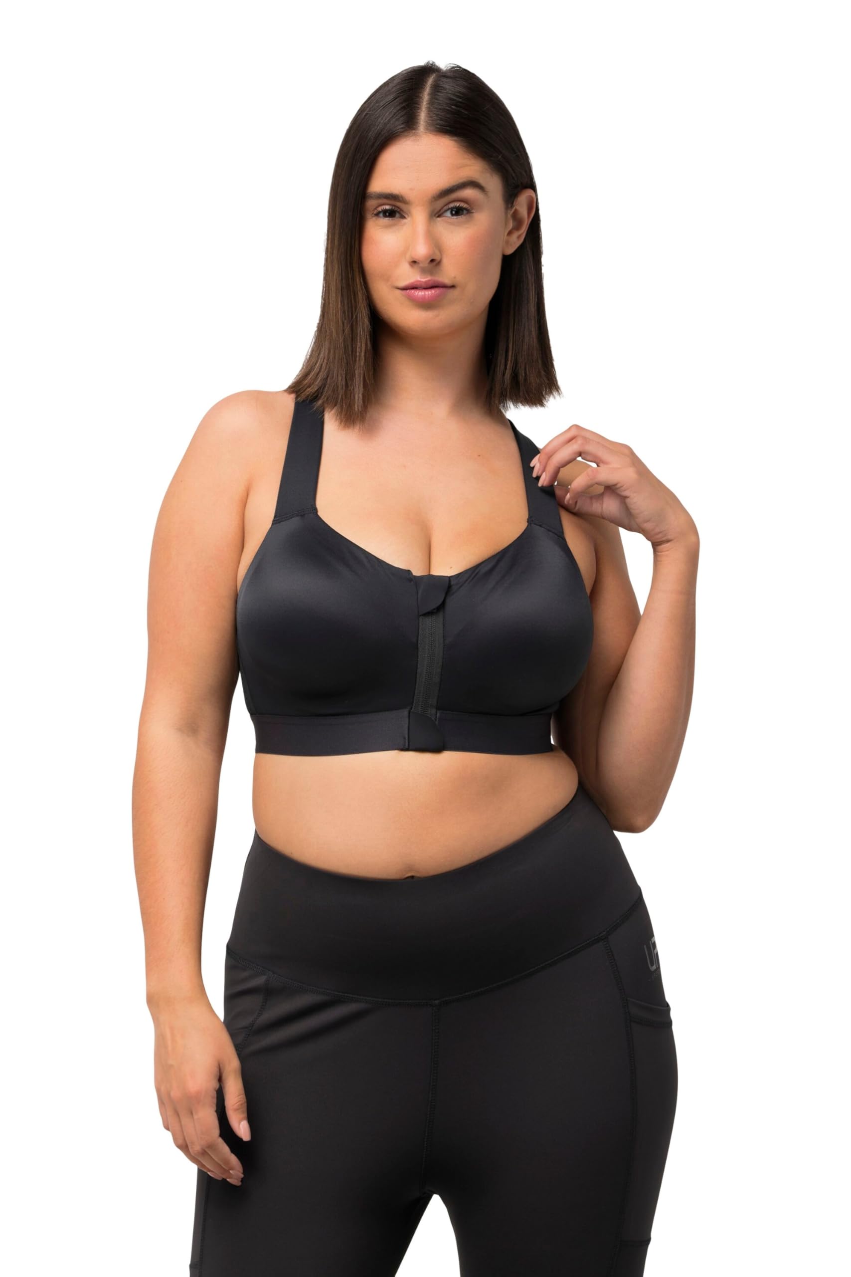 Ulla Popken Sport-BH, Ohne Bügel, Front-Und Rückenverschluss Soutien-Gorge Femme