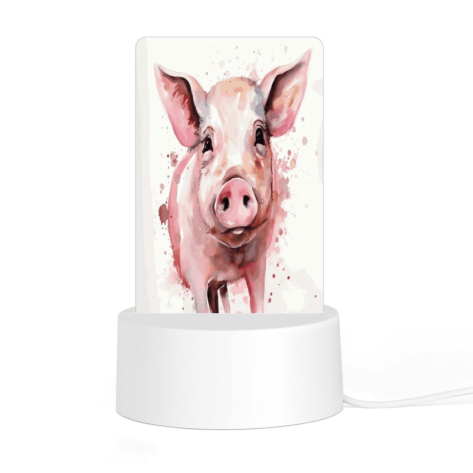 Adfgyerh Style Smiling (3) Night Light Acrylic Material Easy Installation, Home Decor Usb Interface Power Supply, Lamp For Restaurant Bar Cafe Room Decor