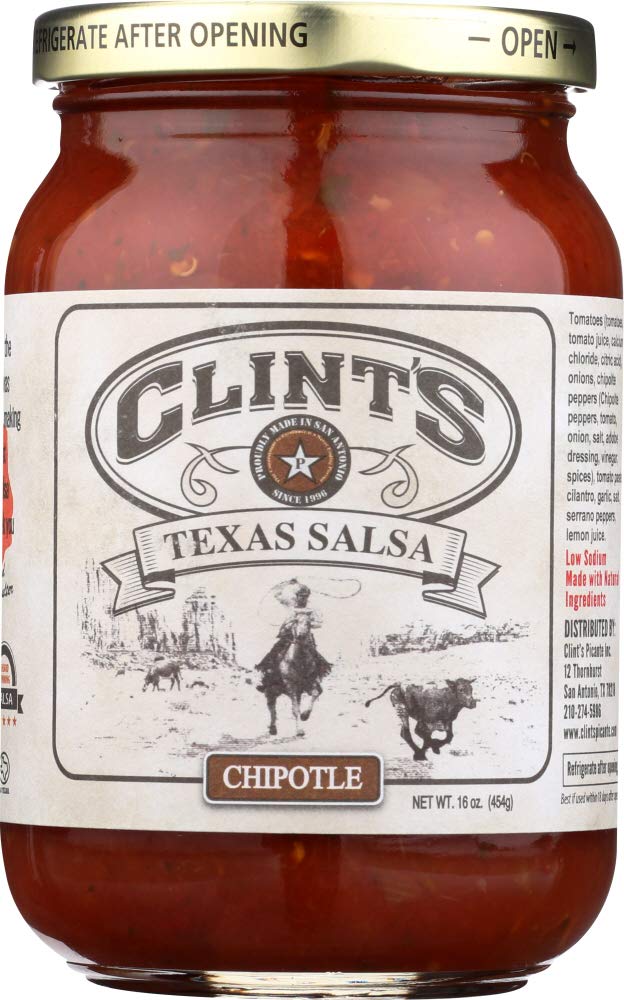 Clints Salsa Chipotle 16 Oz