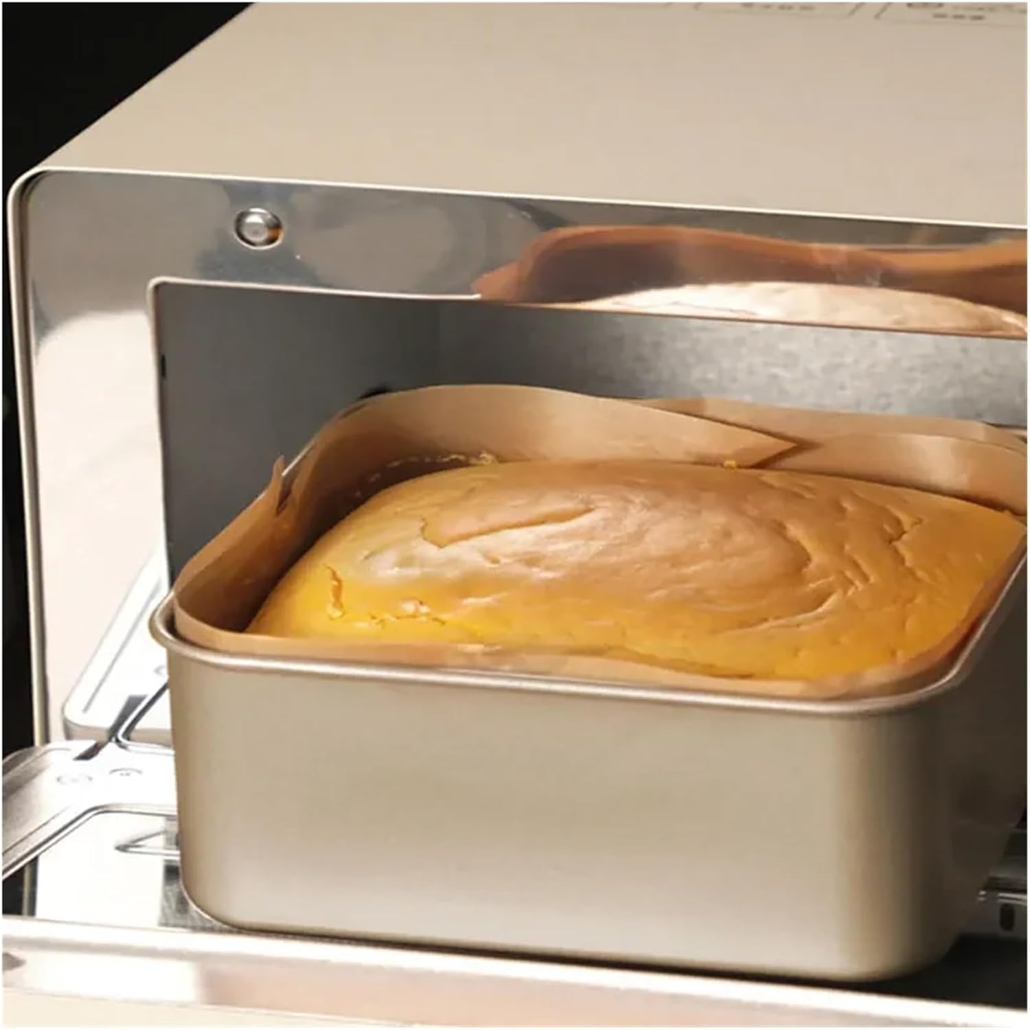 6/7/8/9 Inch-1set Carbon Steel Cake Mold Square Cake Baking Pan Thickened Non-Stick Baking Tray Pizza Bread Cake Mold Bakeware Tools(4pcs-set)