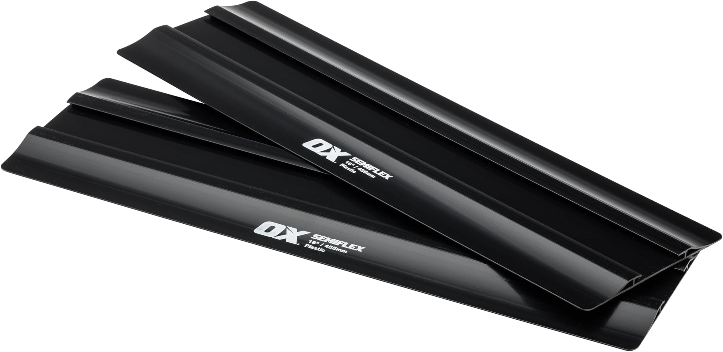 OX Semi Flex Plastic Replacement Blades Pack 2-18 Inch