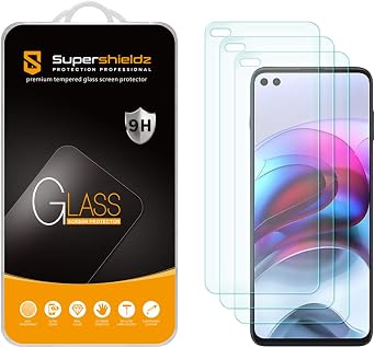 Supershieldz 3 Pack Designed for Motorola Moto G100 Tempered Glass Screen Protector, Anti Scratch, Bubble Free