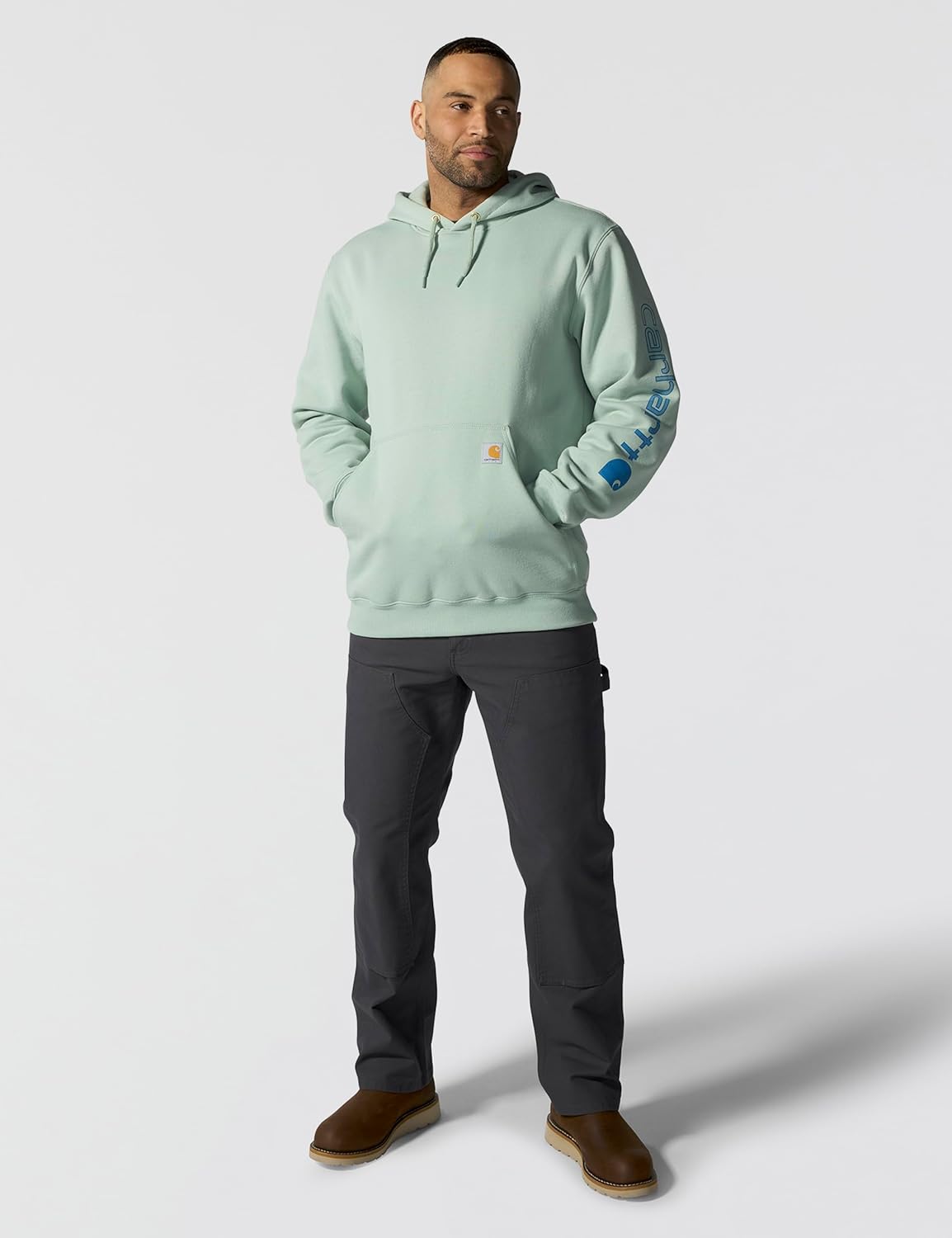 Carhartt Men's Iconic K288 Logo Sweatshirt Closeout - Image 3
