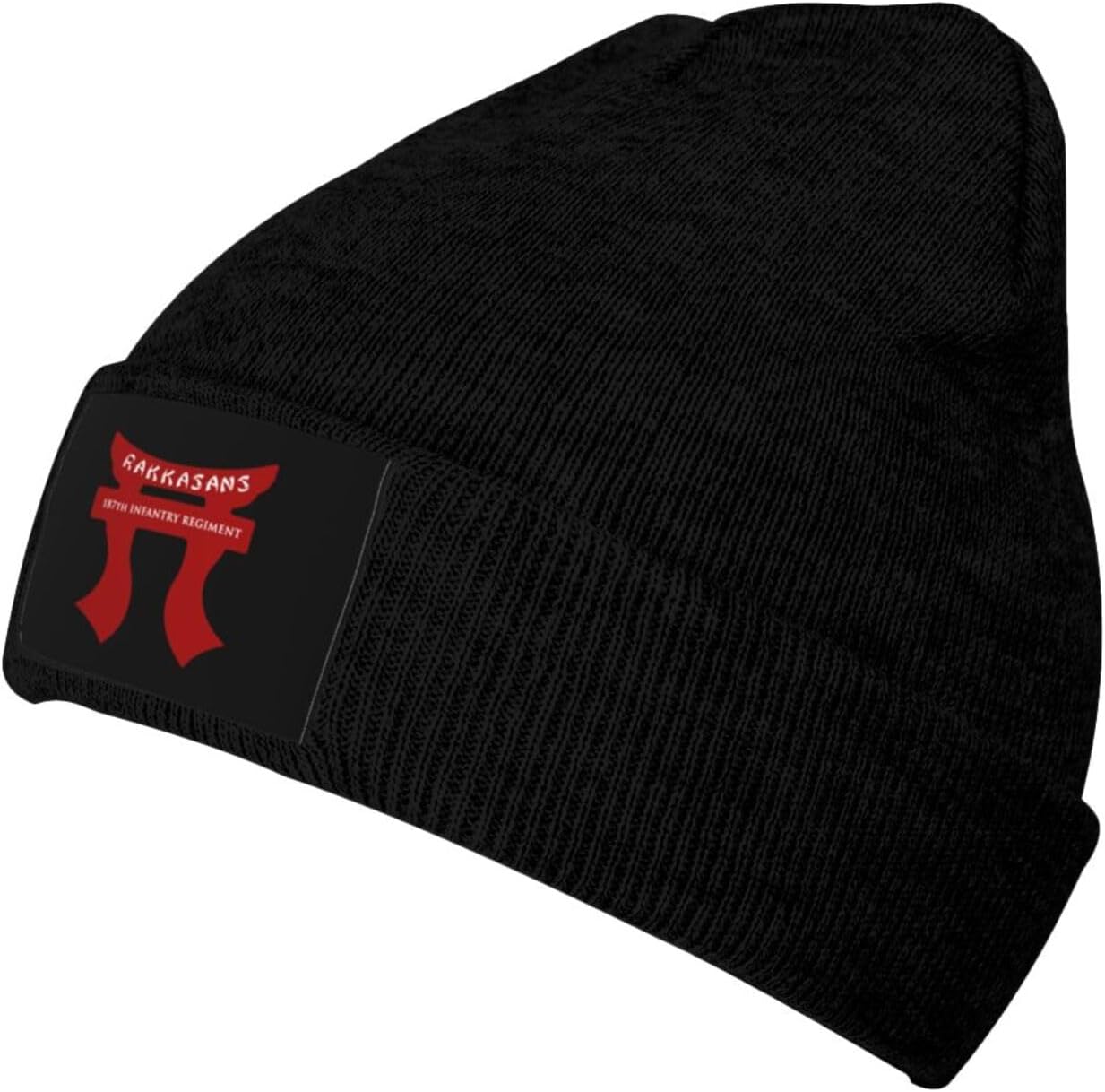 187th Rakkasan Tori Beanie Hat Unisex-Adult Comfy Skull Cap Casual Skiing Hat Warm Knit Hat for Men/Women Black