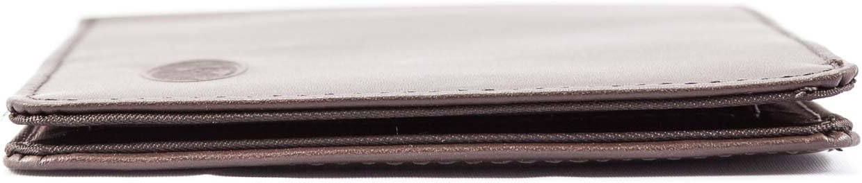 Big Skinny Men's Super Skinny Leather Bi-Fold Slim Wallet, Holds Up to 30 Cards - Image 4