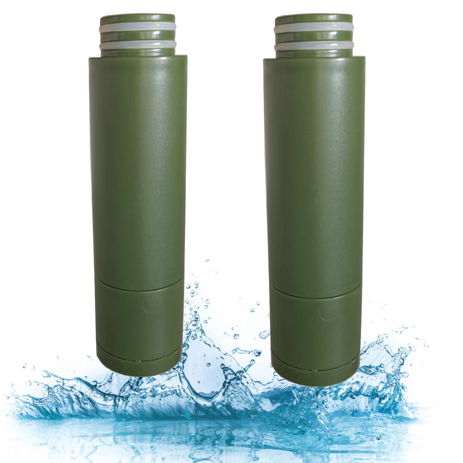 Filtre à eau extérieur de rechange - Tuer 99,999 % des bactéries et germes filtre à eau Filtre à eau extérieur Survival Replacement Filter (2)