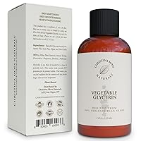 Vista 1 de Glicerina líquida 100% pura, glicerina vegetal de grado alimenticio, líquido de glicerina para la piel hecho de semillas de lino orgánico, glicerina