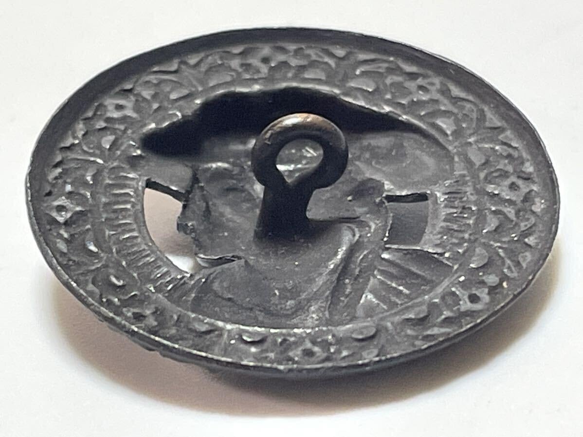 Amazon.co.jp: メタルボタン 1個 フランス輸入 アンティーク  