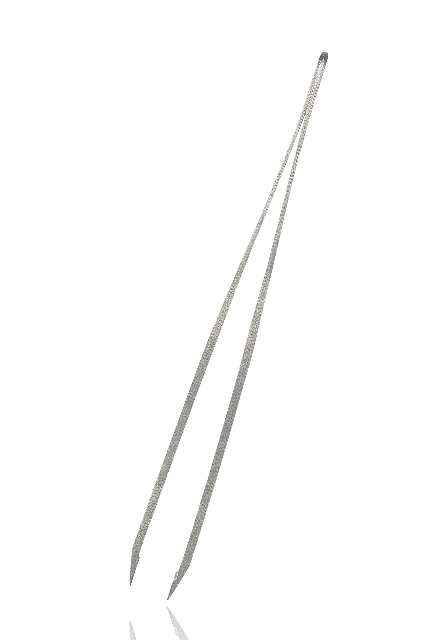 Rubis clásico Elegance - Pinzas de Depilar Profesionales - Pinza de Acero Inoxidable - Depilacion de Gran Precision para Cejas y Pelo Facial (oblicua/slant)
