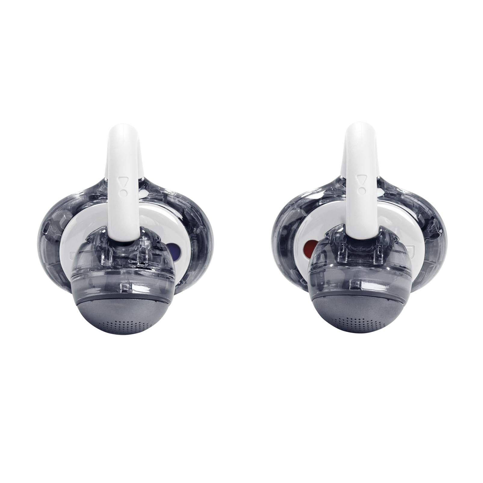 JBL Soundgear Clips, Auriculares Inalámbricos Open-Ear, Ghost White | True Wireless, SonicArc Design, 32 Horas de Autonomía, Resistencia IP54 al Agua y al Polvo, Tecnología JBL OpenSound