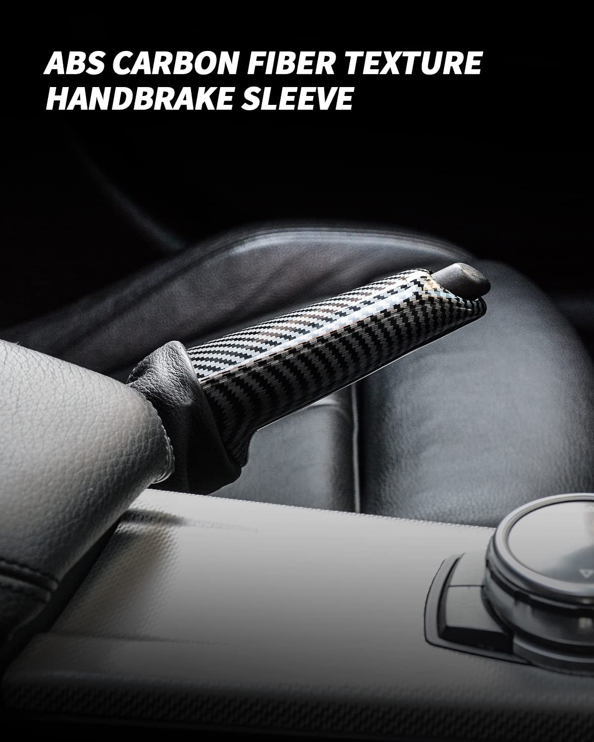 Copertura del freno a mano in fibra di carbonio reale, BMW E90 E60 F30 E46 E92 F20 F32 copertura della maniglia del freno a mano, BMW Serie 1 3 5 copertura del freno a mano in fibra di carbonio