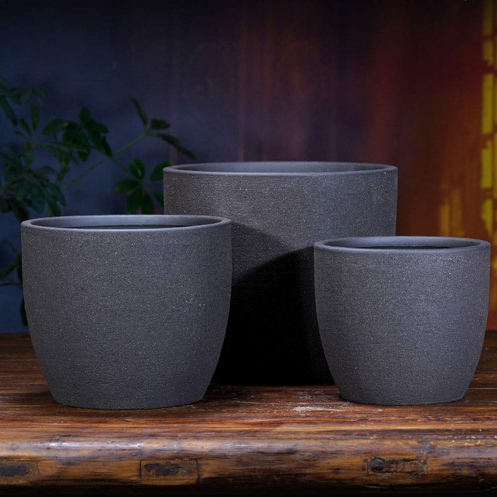 Fioletowy piasek Doniczka Bardzo duża europejska stylowa kamionkowa doniczka do Bonsai Kryty kwiat Doniczkowa ceramiczna doniczka Ceramiczna Prosta chłonna Oddychająca balkon Domowa doniczka na