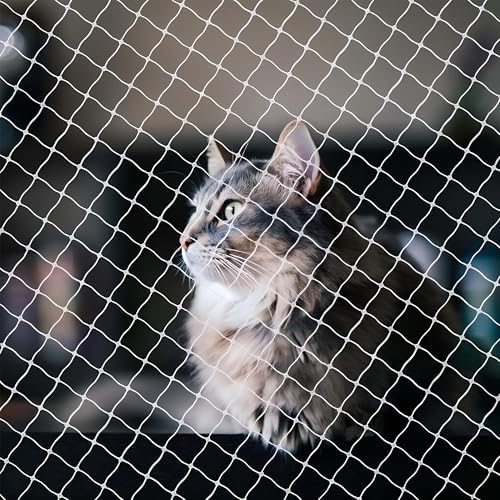JUMXSRLE Cat Netting, Anti-Fall Mesh Fence, Anti Bird for Ga