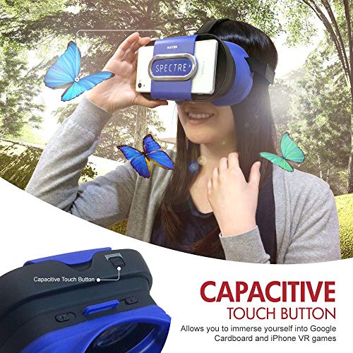 VIOTEK Spectre VR Headset Lightweight Immersive 3D Virtual Reality
