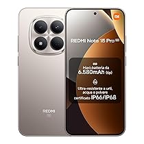 XIAOMI Redmi Note 15 Pro 5G, Smartphone 8+512GB, Batteria massiccia da 6580 mAh, IP66, IP68, Nuova fotocamera 200 MP, Display AMOLED da 6,83″, Titanio, Garanzia 2 anni, Caricatore non incluso