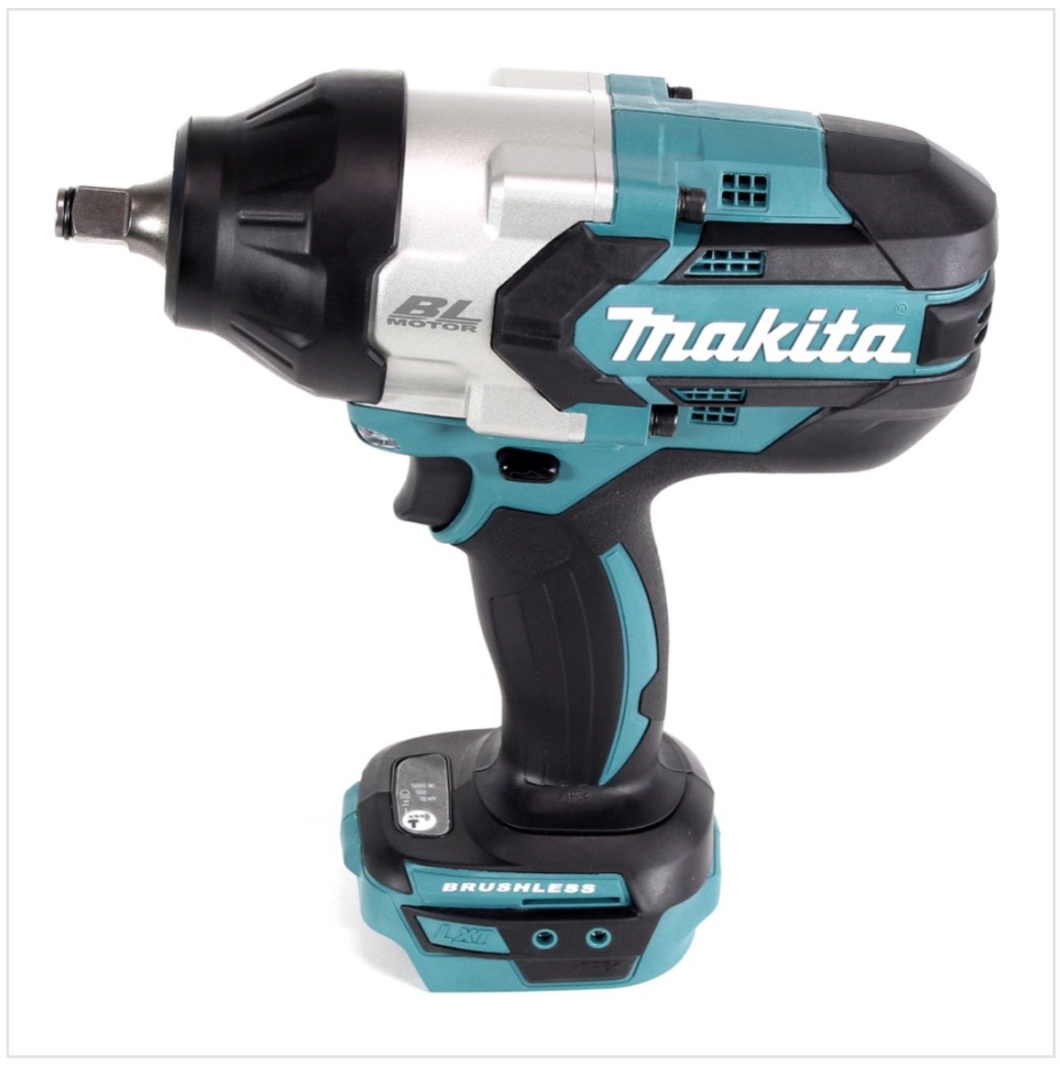 Makita DTW 1002 RMJ 18 V Li-Ion bezszczotkowa akumulatorowa wkrętarka udarowa z obudową Makpac + 2 x akumulator BL1840 4,0 Ah + szybka ładowarka DC18RC