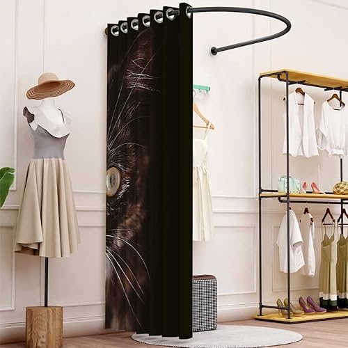 Vista 30 de Beautiful Symbolic Blue Bathroom Curtains Window Magical Tarot Card Drapes Set Cortinas Blackout,1 Panel,(W) 59 X (H) 59 Inches