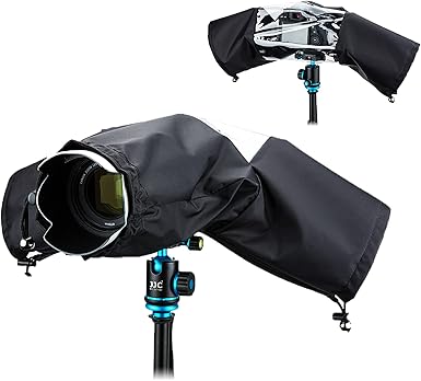 ラッピング不可 カメラレインカバー 雨 カメラ レインジャケット レインカバー Safrotto 防水防塵 カメラ 一眼レフ用 L カーキ ビデオカメラ