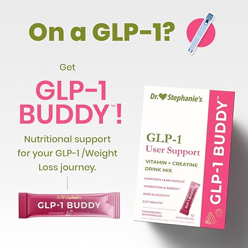 Miniatura 2 de Dr. Stephanie's GLP-1 Buddy Pair con potenciadores GLP-1 para obtener los mejores resultados, apoyo digestivo, preservar el músculo magro, reponer