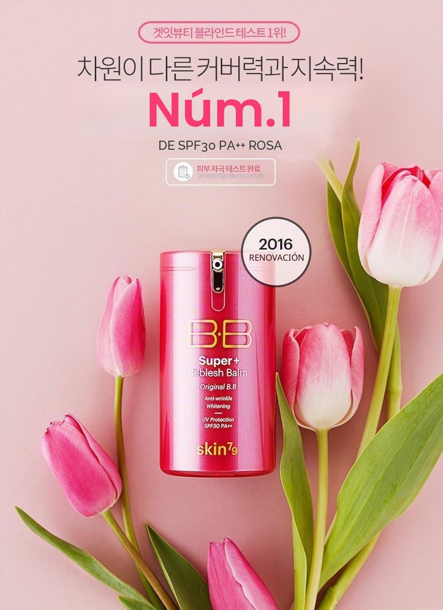 Skin79 Super Beblesh Balm BB Triple Funtions (Hot Pink) by Unknown