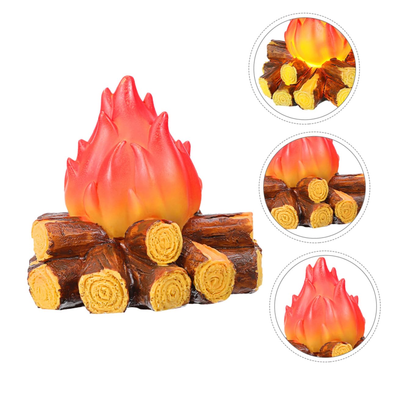 Ciieeo 2pezzi Lampada Fiamma Artificiale LED Luce Notturna Effetto Fuoco Realistico Decorazioni da Tavolo in Illuminazione Esterna per Feste e Campeggio
