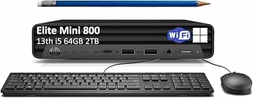 超高性能HP Elite Mini 800 G9 i5-12500T Amazon.com: HP Elite Mini 800 G9 Desktop Computer - Intel
