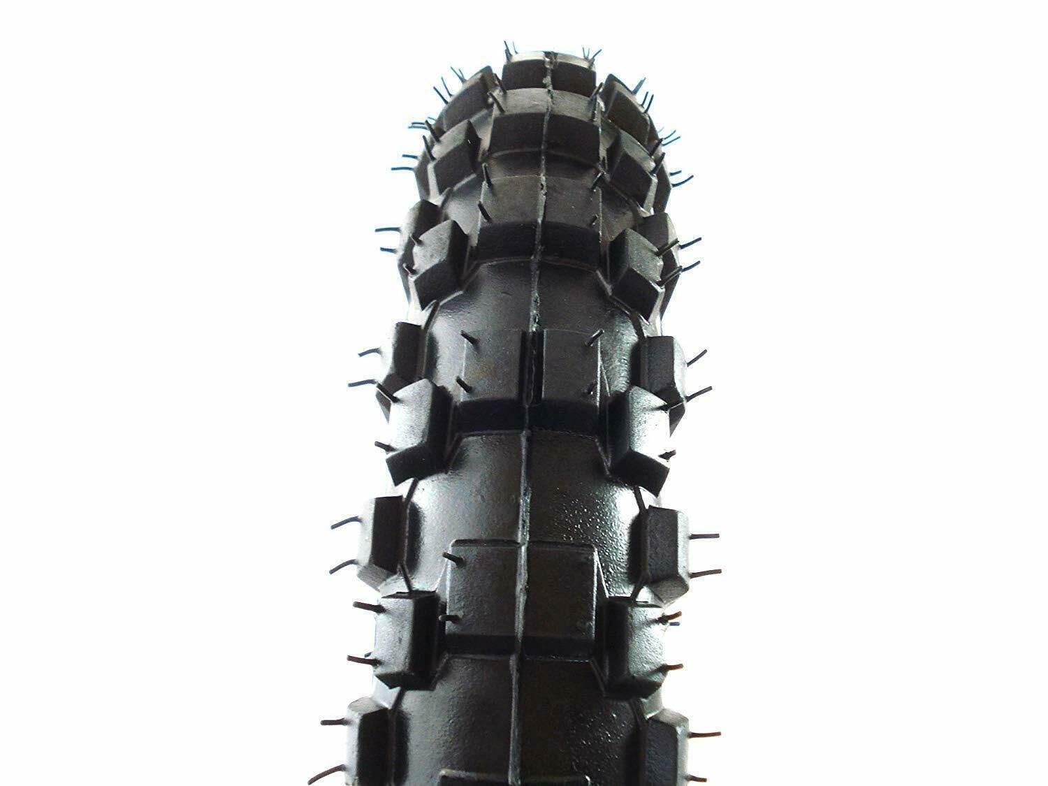 Pneu Tout-terrain 2.50-10 Avec Chambre à Air - Pour Mini Moto Cross, Pit Bike 50cc 70cc 90cc - Jante 10 Pouces, 4 Plis - Compatible XR50, CRF50, Razor, Etc.