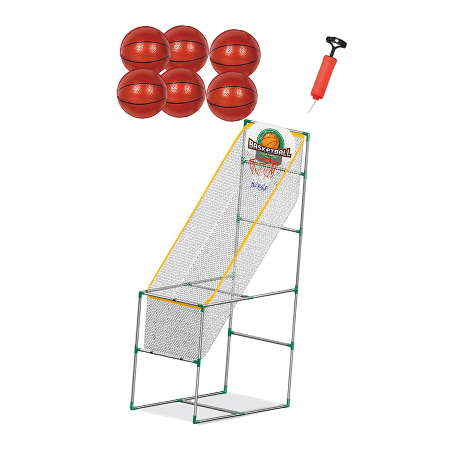 Calandis™ Kids Arcade Basketball Game Set Interactive Toy Easy to Assemble Sports Toys 1.53M with 6 Ball | Backboard Systems | Basketball | Team Sports