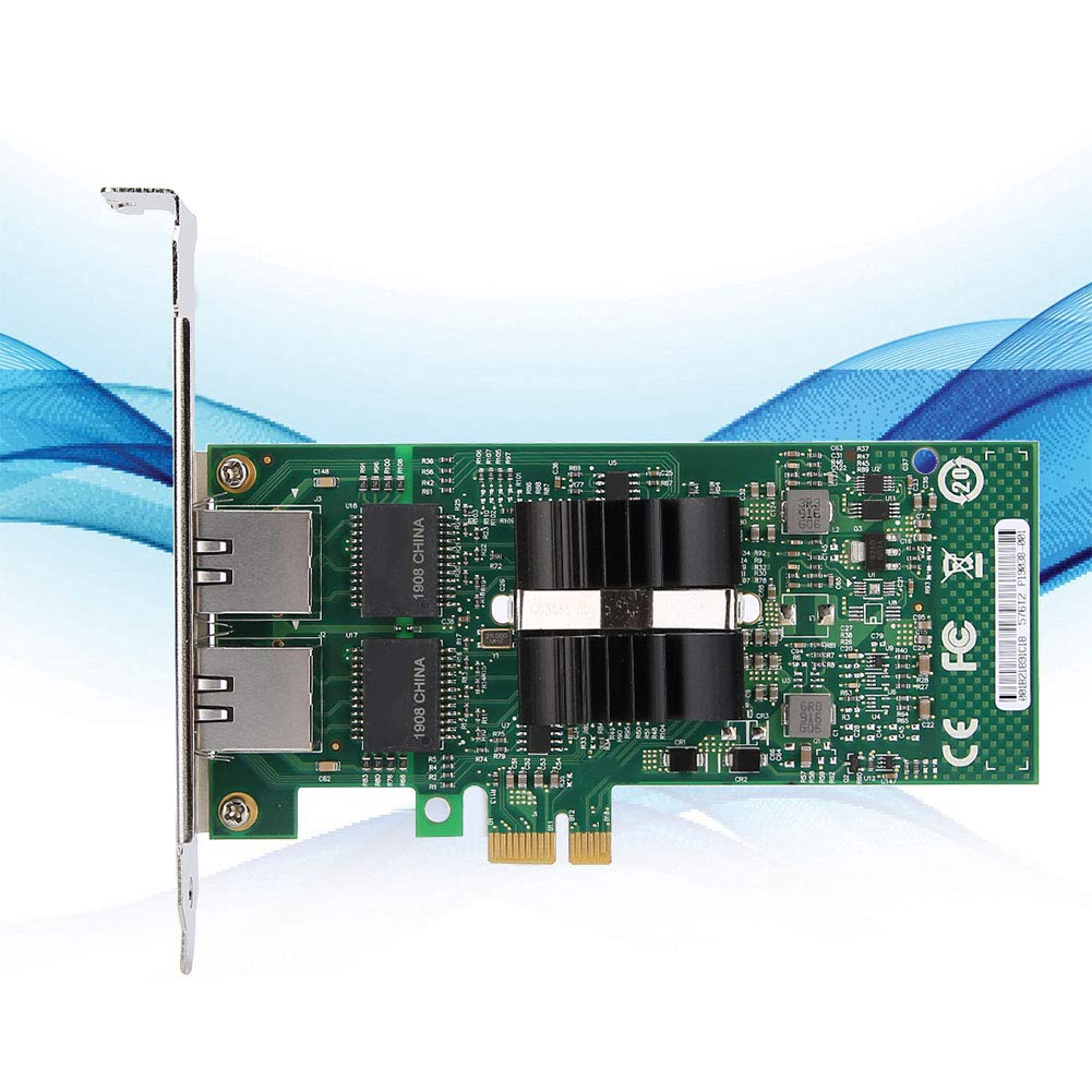 Scheda NIC Gigabit a Doppia Porta 82576-T2 per connettività Server da 1000 Mbps, Adattatore di Rete PCI-E Affidabile per Applicazioni Desktop e Server
