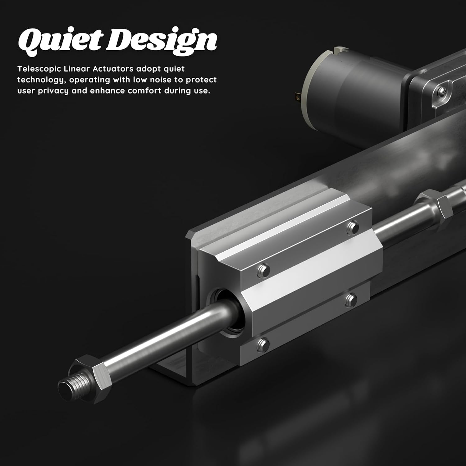 Attuatore Lineare a Pistone Alternativo DC 12V, Motore Lineare Telescopico Regolabile con Regolatore di Velocità, Linear Actuator 95RPM, Motore a Pistone Alternativo Corsa 2-8cm
