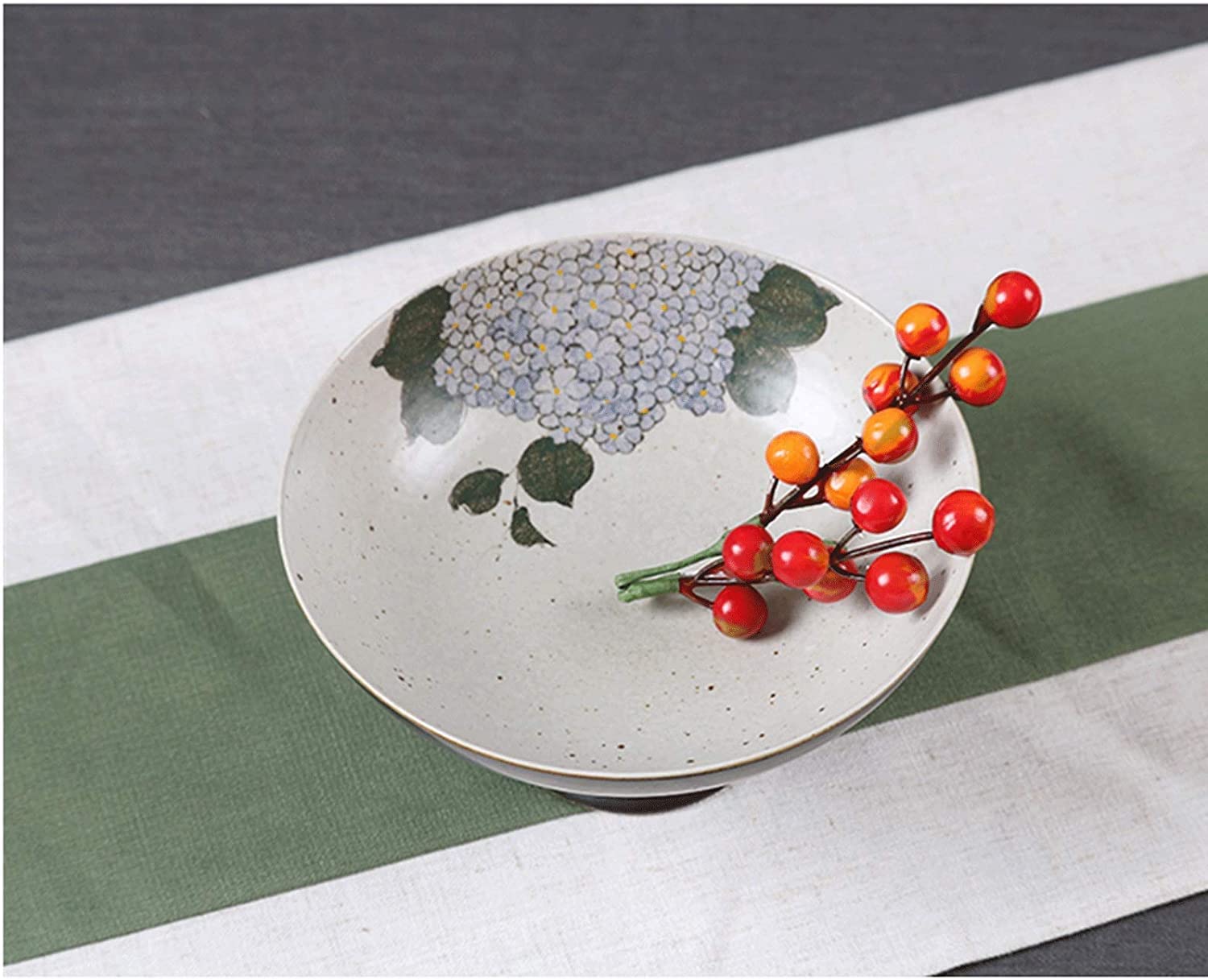 Patera na Owoce Miska na Owoce Kosz na Owoce Chińska Ręcznie Malowana Miska Na Owoce Wykwintny Wzór Ceramiczna Miska Na Owoce Naczynie Na Cukierki Dekoracyjne Stojak na Owoce Koszyk Na Owoce (Color :