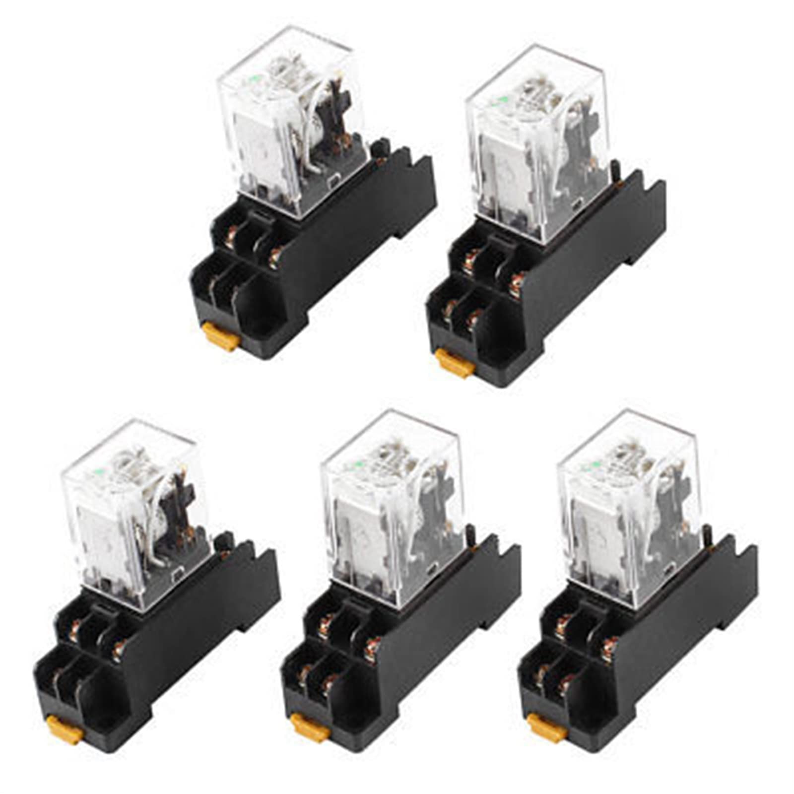 Relais d'alimentation 12V DPDT à 8 broches avec commutation double simultanée