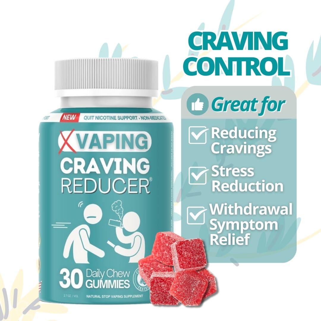 Amazon.com: Drop The Craving Quit Smoking Support Without Nicotine,Reduce  Cravings Fast,Drug-Free,Natural,Helps Before & After Quitting,Non-Addictive,30  Gummies for Daily Use (Extra Strength/Limited Edition : Health & Household