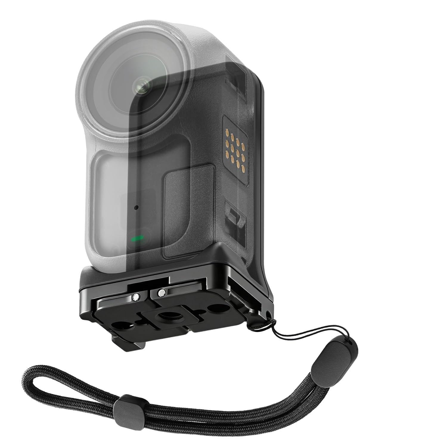 K&F CONCEPT Adaptateur de Prise de Vue Verticale magnétique pour DJI Osmo Nano/Xtra Atto, Support magnétique Double Griffe Pliable, connecteur à vis 1/4", Support POV sans Les Mains pour Le vlogging