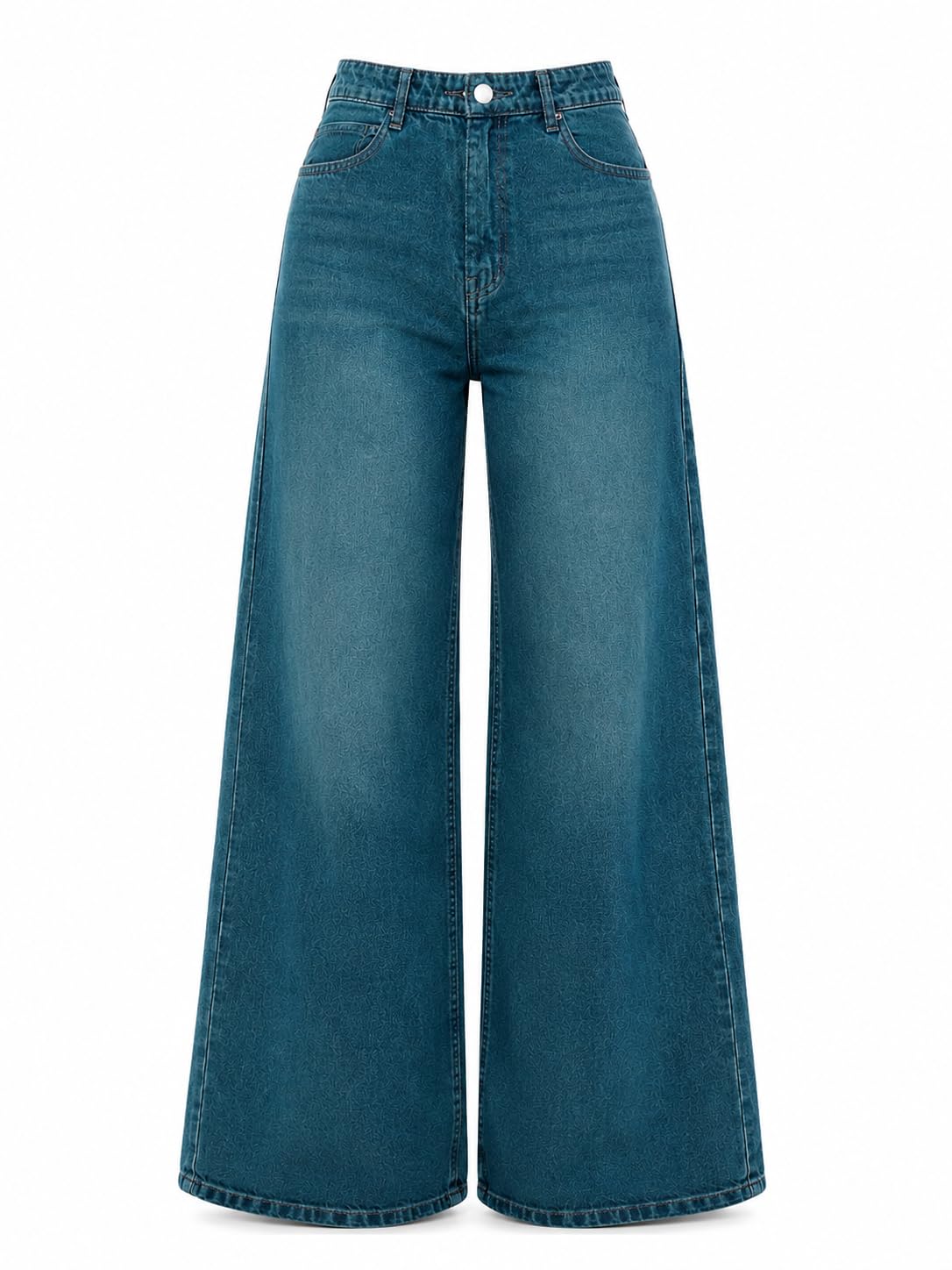 Baggy Jeans for Women | High Waist Wide Leg Denim Jeans | Stretchable Comfort Fit |-picture-23