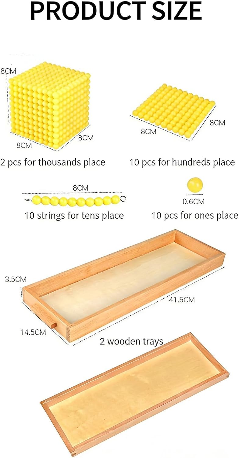 Montessori Maths Bank Game Decimal System and Banking Games for Four Fundamental Operations Specialised TeachingCounting 1-1000