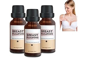 SIZEUP BustPlump: Herbal Breast Massage Oil Trio for Enhanced Bust, Elasticity, and Hydration