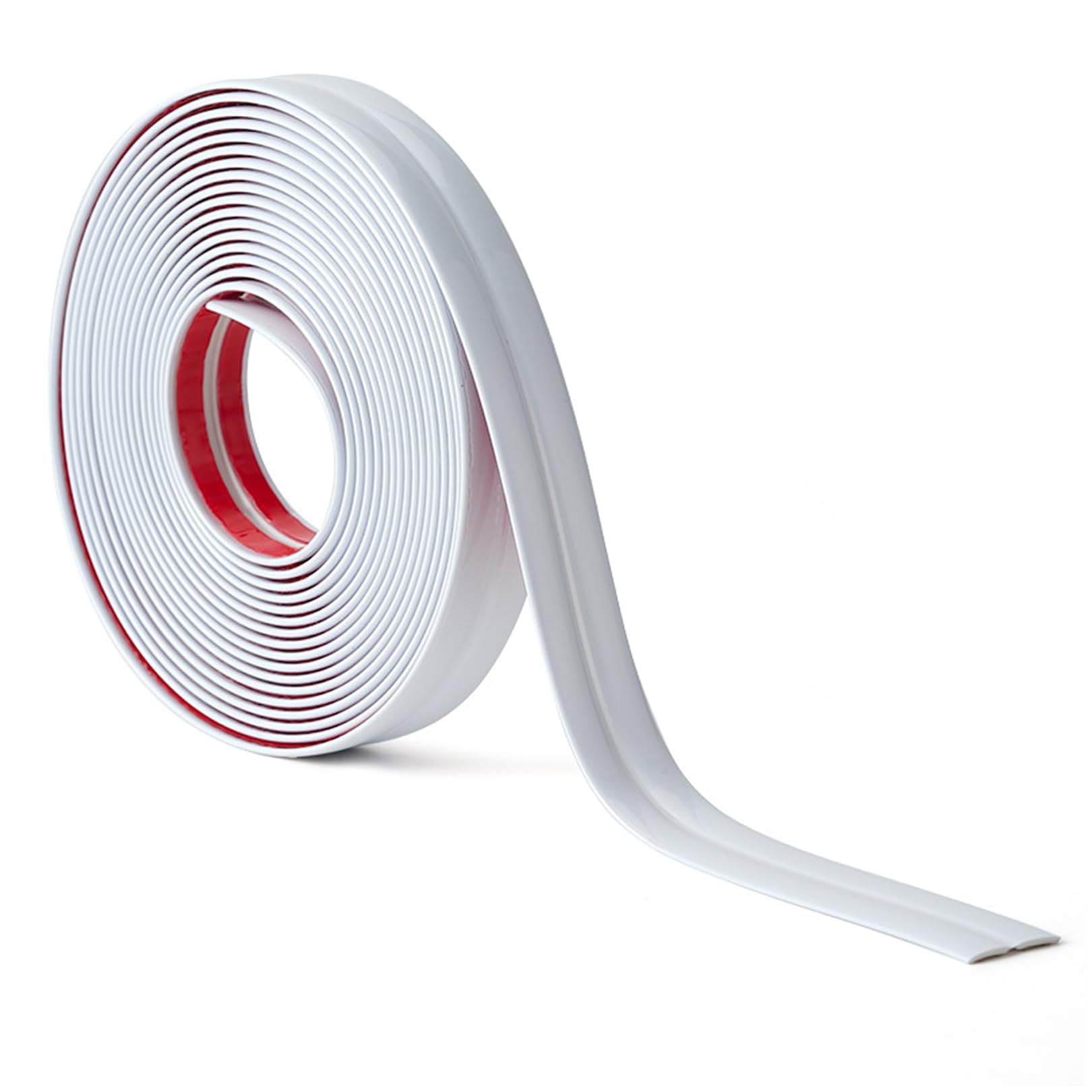3 Meters Moulding Trim,Flexible Self Adhesive Peel and Stick Wall Molding Trim,Inside & Outside Corner Plastic Edging Trims,Molding Trims for Wall Tile Edges,Ceilings,Backsplash.(White)
