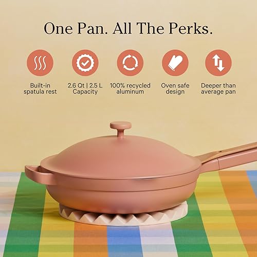 Vista 39 de Our Place Always Pan - Sartén de cerámica antiadherente grande de 12.5 pulgadas sin toxinas, sartén versátil con mango que se mantiene fresco, apto