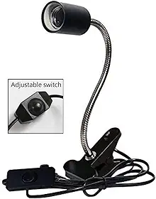 Lâmpada Uva Uvb Lâmpada de Aquecimento de Cerâmica para Répteis Suporte para Lâmpada de Aquecimento para Animais de Estimação Luminária de Aquecimento para Répteis, Suporte de Iluminação Ajustá