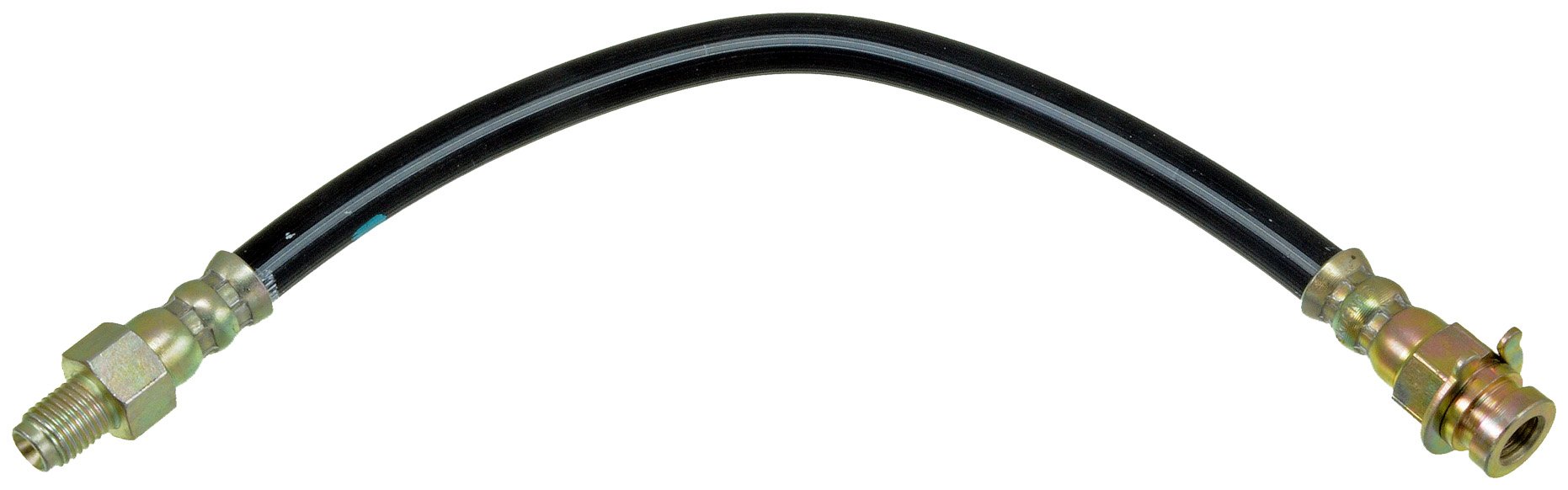 BRAKE HOSE - Brake Hydraulic Hose - Brake Line - Brake Hose - This automotive brake hydraulic hose was precision-engineered to match the fit, function and performance of the original brake hose on specific vehicles and positions to ensure safe, long-lasting durability as part of a complete brake repair. - Buick 1955-51, Chrysler 1956-50, DeSoto 1956-46, Dodge 1956-46, Plymouth 1956-49 - Brake Hydraulic Hose - Dorman H10595 Brake Hydraulic Hose Compatible with Select Models,Black