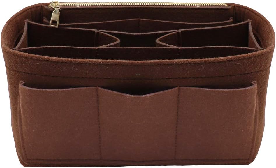LEXSION Felt Purse Insert Bag Organizer Bag In Bag For Handbag Purse Organizer Fits Speedy Neverfull