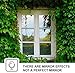 WPCTEV Window Film One Way Mirror Film Daytime Privacy Static Non-Adhesive Decorative Heat Control Anti UV Window Tint for Home and Office Black Silver 6 Mil 17.5 Inch x 6.5 Feet