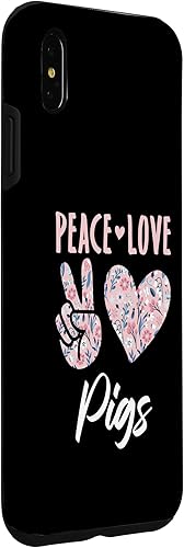 Vista 18 de iPhone 12 mini Peace Love Pigs Pig Farmer Lover Case