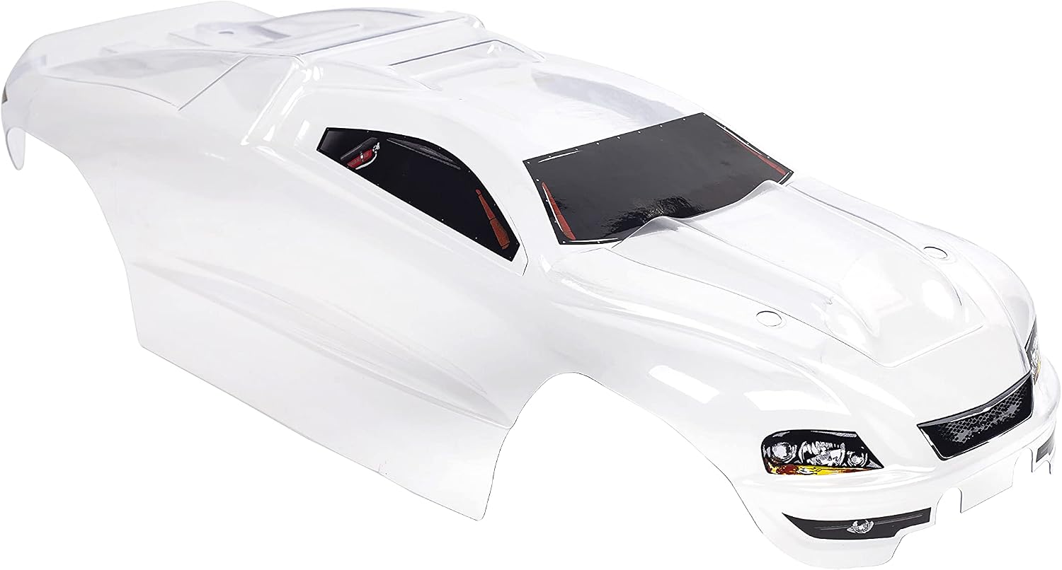 SummitLink Custom Body Clear Unpainted with Stickers Compatible for E-Revo 1/10 Scale RC Car or Truck (Truck not Included) ER-C-01