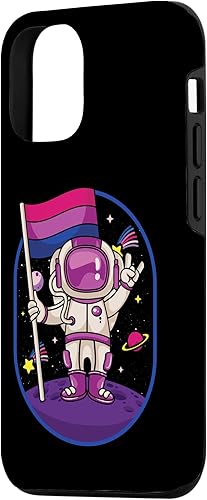 Miniatura 2 de iPhone 15 Pro LGBTQ Astronomy Lesbian Astronaut Bisexual Flag Gay Bi Pride Case