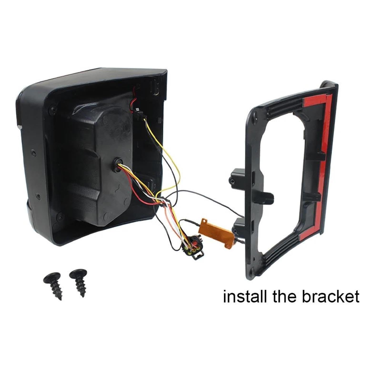 Para Jeep Para Wrangler JK 2007-2018 Conjunto Luz Trasera LED